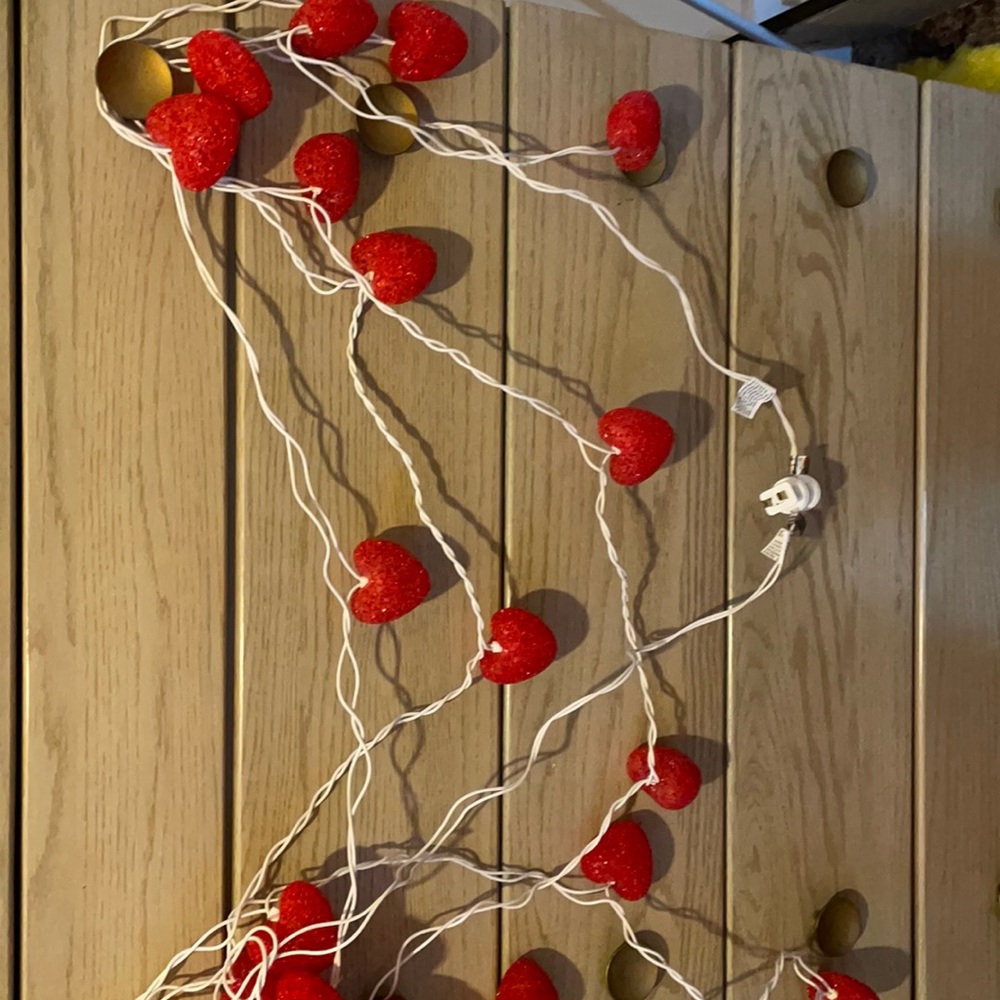 Valentines lights like new lites still work